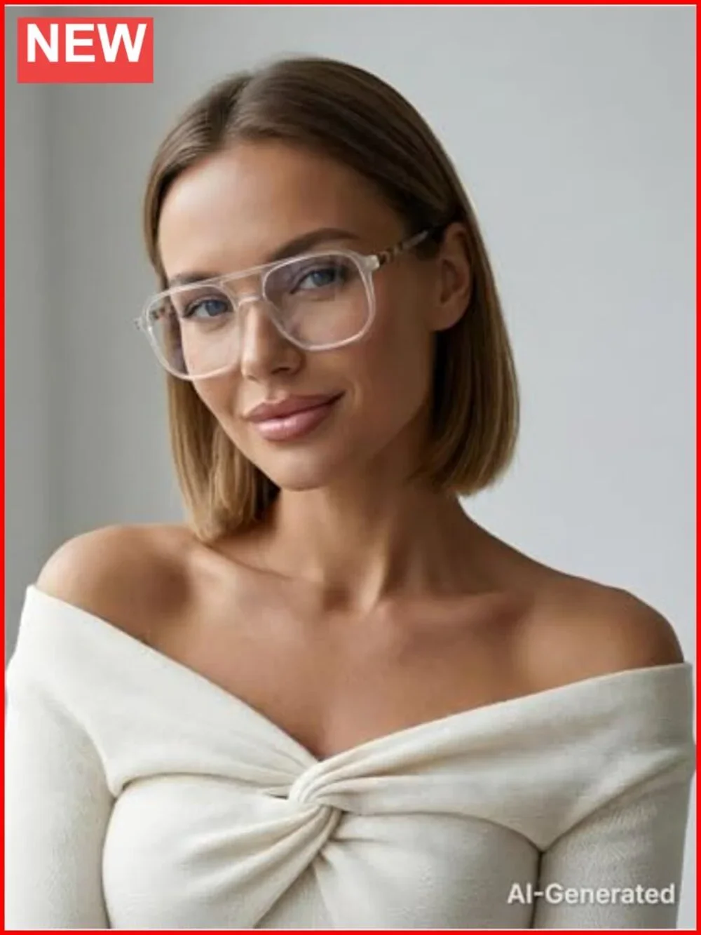 TR90 Blue Light Blocking Glasses Aviator Anti Eyestrain Computer Gaming